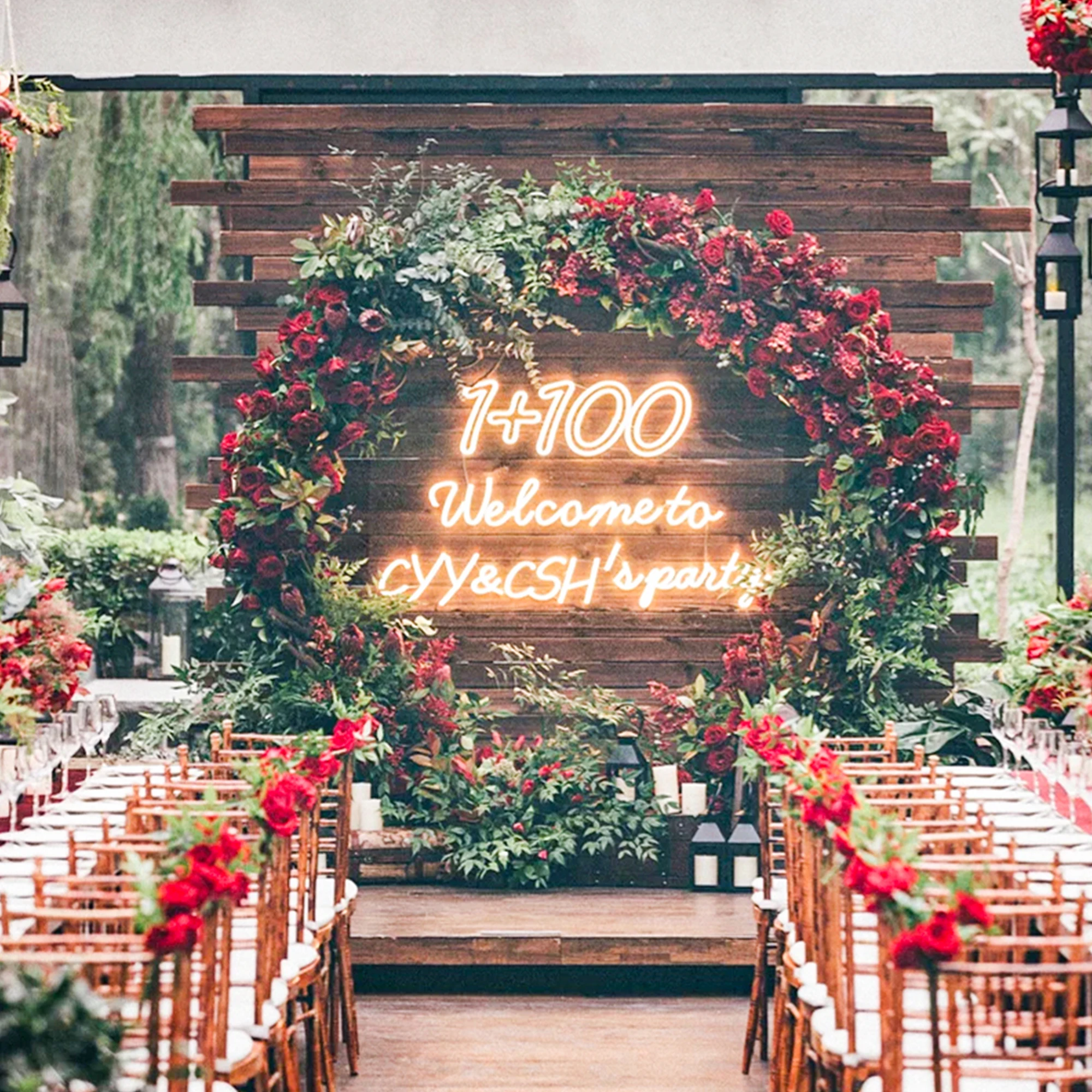 Custom decorative LED Neon signs flexible attractive decoration marry me wedding home event