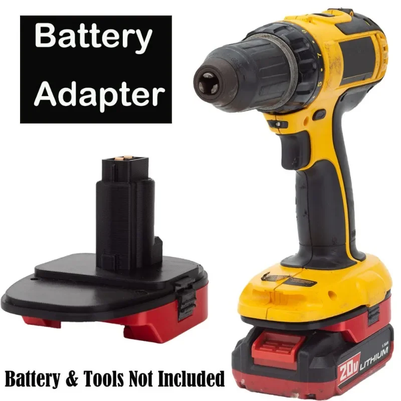 Battery Adapter Converter For Bauer 20V Lithium to for Dewalt 18V XRP Power Drill Tools (Not include tools and battery)