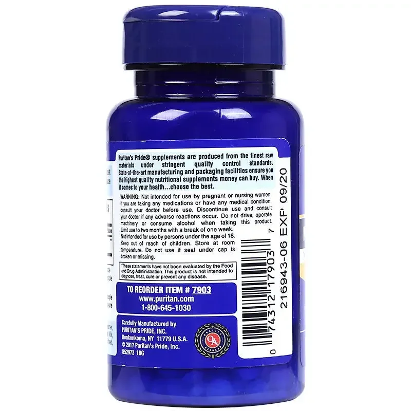 A bottle of 3 mg and 120 capsules adjust the time difference to maintain sleep quality.