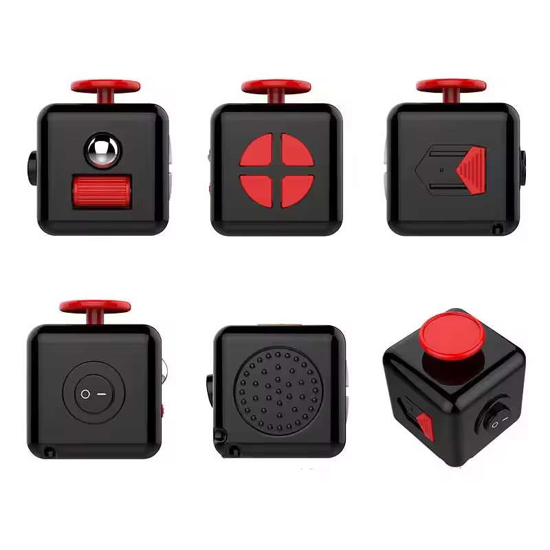 Creative Solid Color Fidget Dice handheld cube Release Stress Autism Anxiety Adult Kids Relief Anti-Stress finger children toys - Image 3