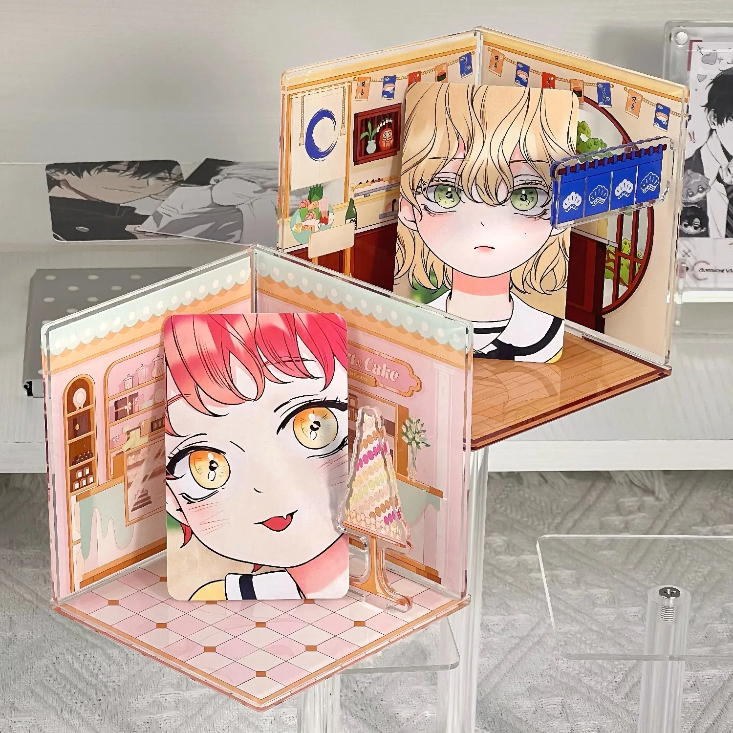Street Corner Shop Acrylic Bac - Anime Merch Shopping recension och pris