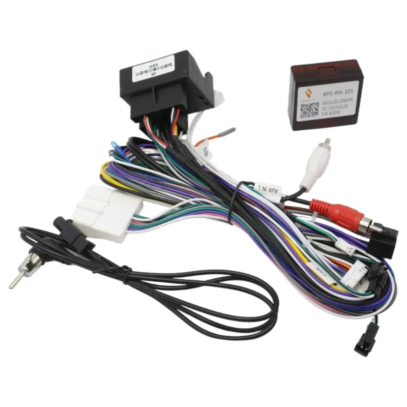 16Pin Car Radio Wiring Harness CANBUS Decoder for Renault Megane III Koleos Fluence Samsung SM3 LNF1.10 Android Stereo Adapter