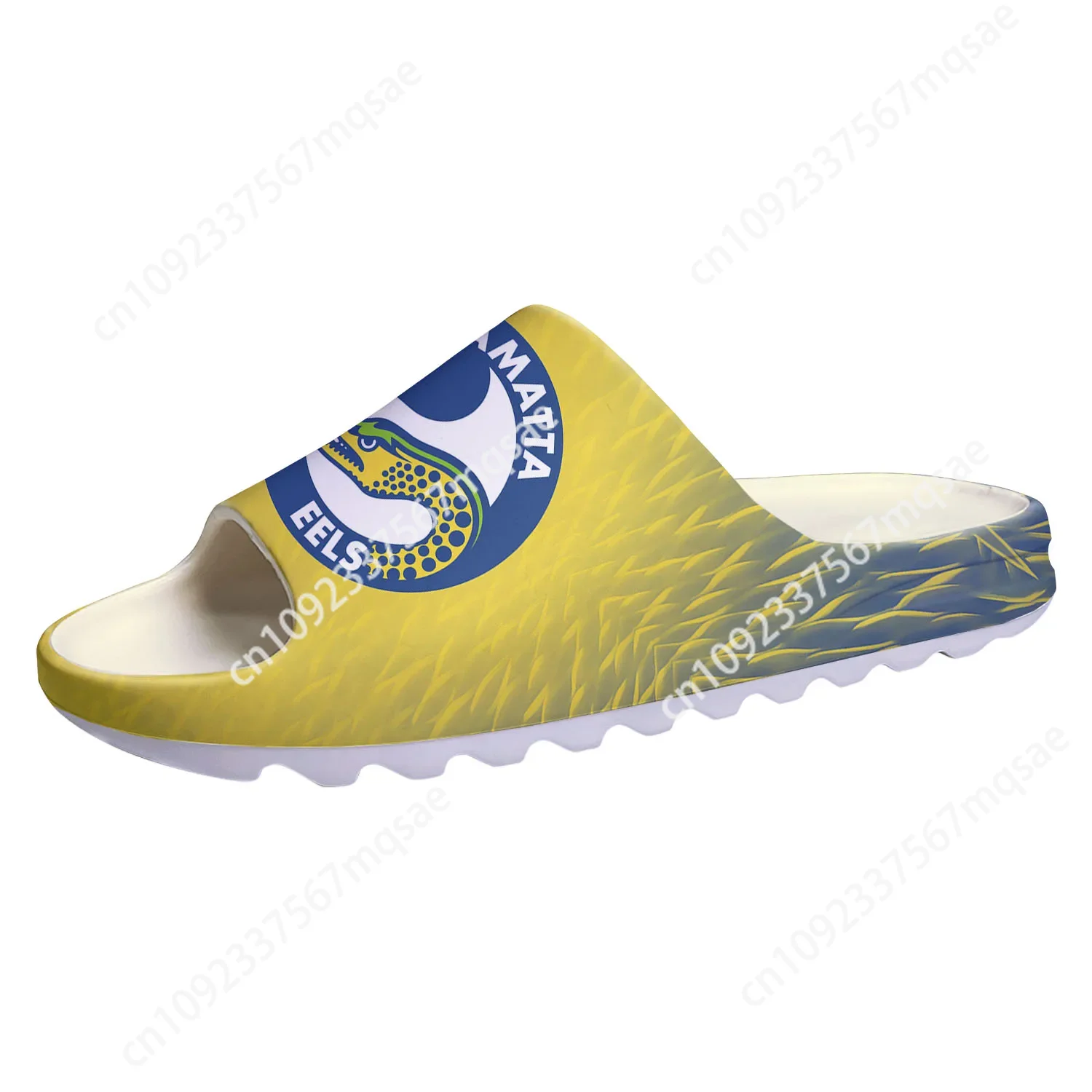 Parramatta Eels Australian Rugby Soft Sole Sllipers Home Clogs Customized Step On Water Shoes Mens Womens Teenager Sandals