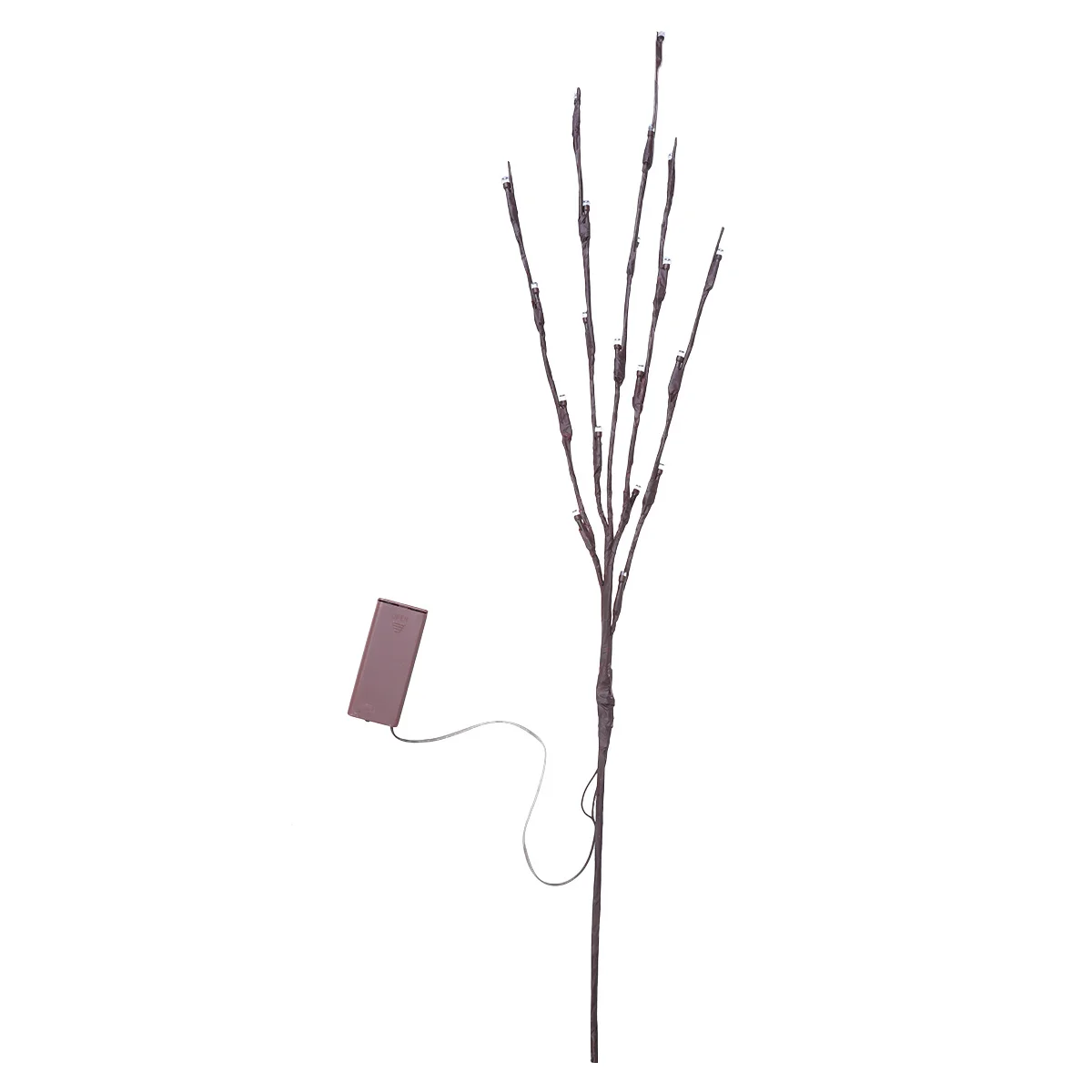 محاكاة فرع شجرة ضوء 20 مصباح أربعة ألوان ضوء الليل للمنزل حفلة عيد الميلاد ديكور جو دافئ