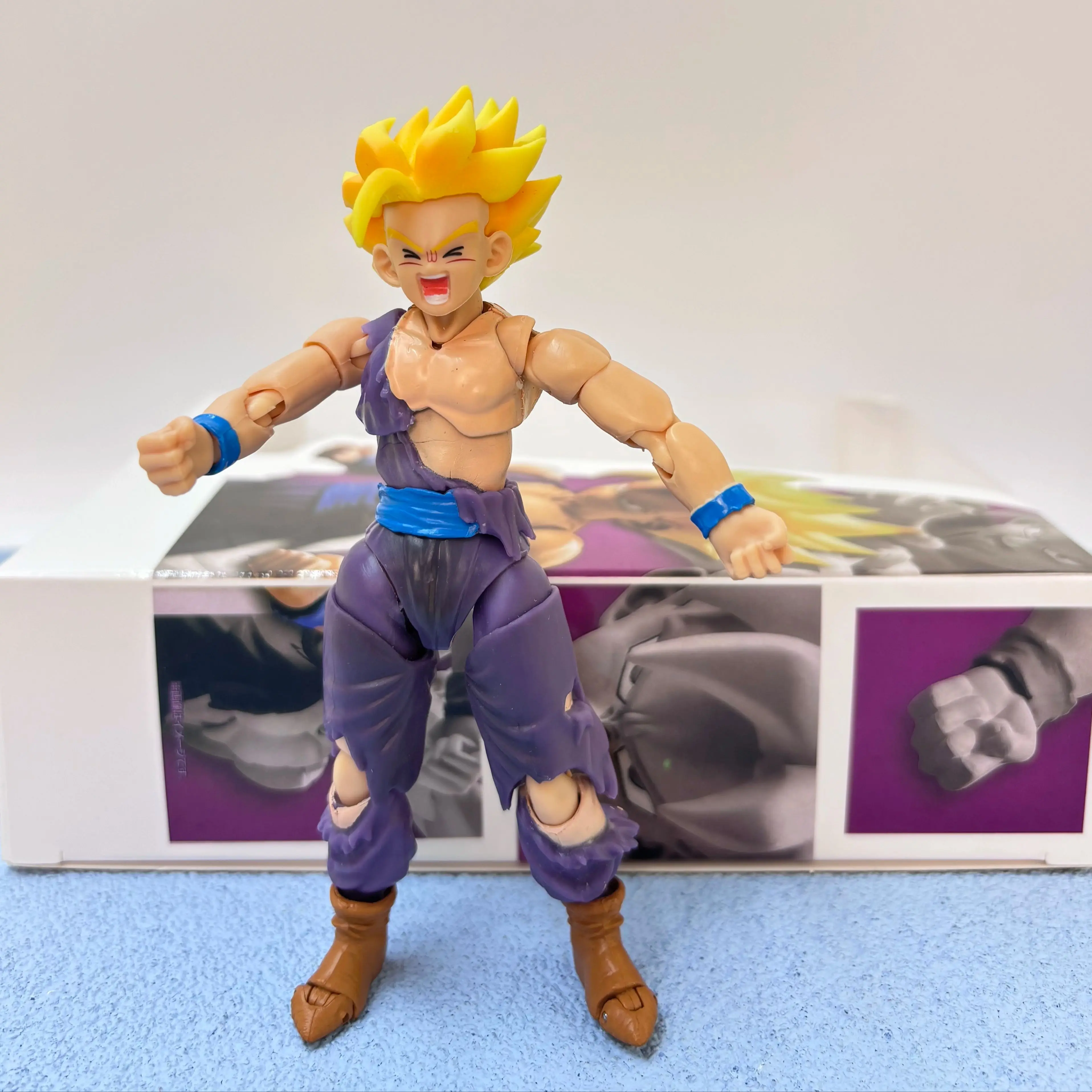 Teen Gohan SHF Action Figure Son Gohan Dragon Ball Super Saiyan Doll Figure Ornament
