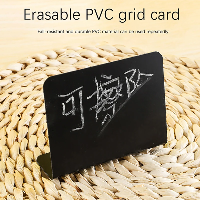 10pc Sign Chalkboard Signs Food Mini Board Buffet Party Chalkboards Labels Message Blackboard Chalk Table Display Price Tabletop