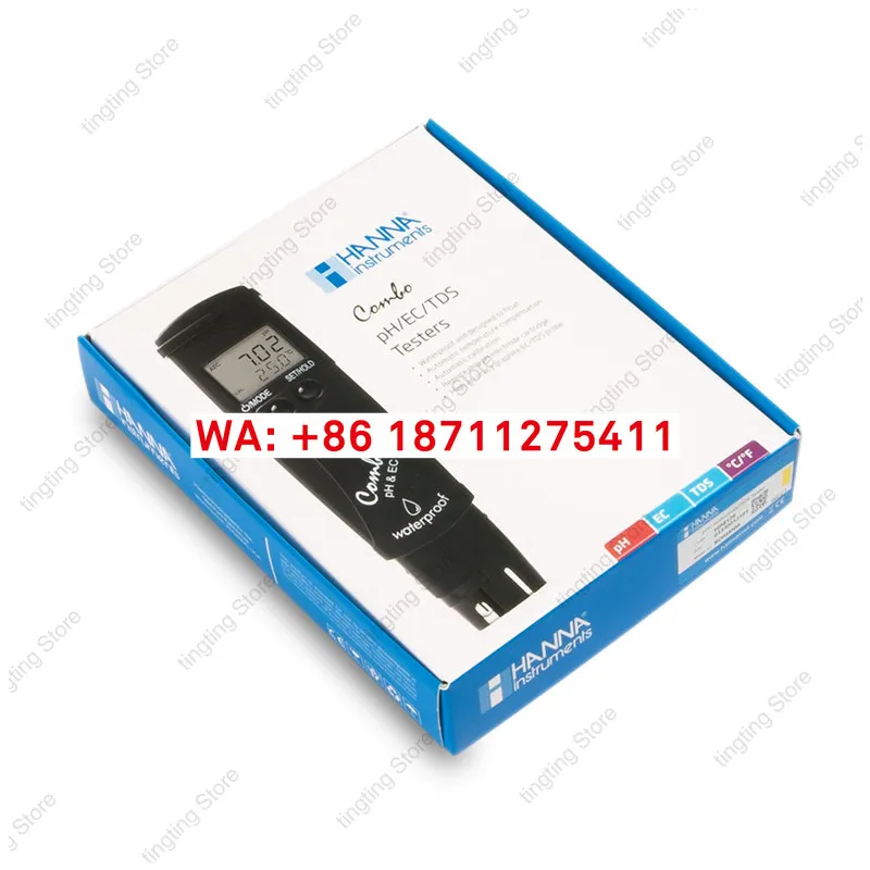 HANNA pen type water quality multi parameter measuring instrument HI98130 high range EC pen pH meter TDS tester