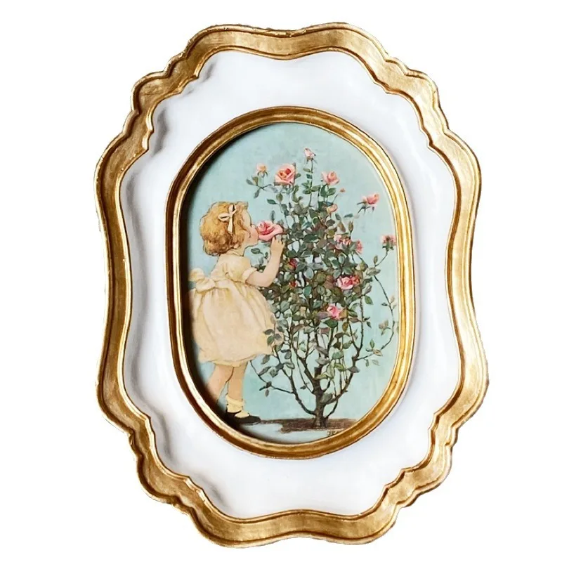 

Mutihome Room Decoration European Gold Frame Photo Frame Living Room Decoration Painting Home Home Decor Items Photo Frame