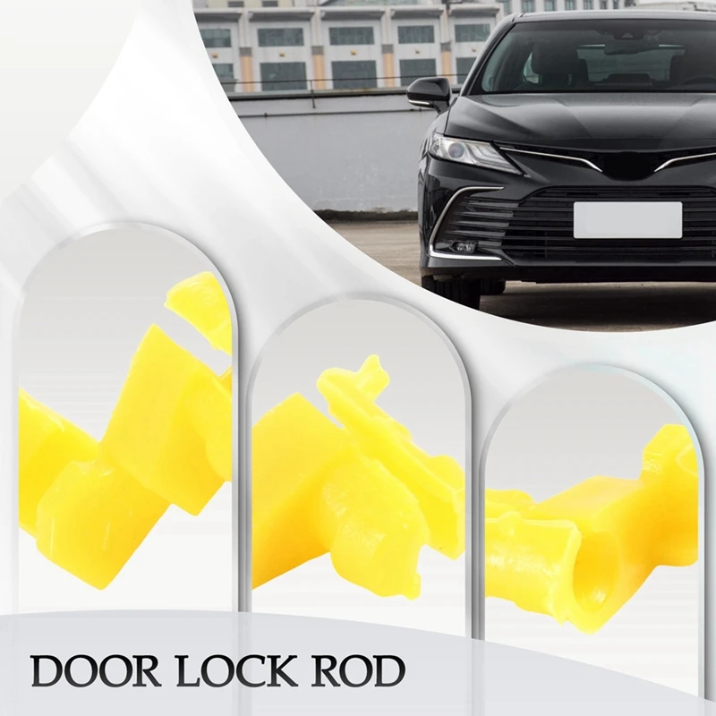 Well-150Pcs Door Lock 5Mm Rod Clip Driver Side Handle Retainer For Toyota