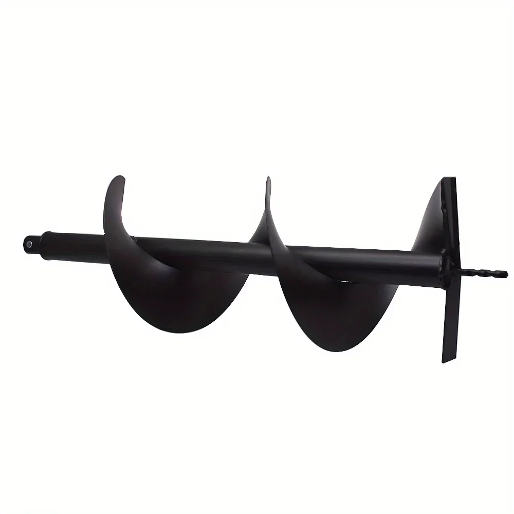 

Black Auger Bit 10 Inch Soil Auger Bit Fit for Planting, Gardening, Tree Planting, Digging Holes Inside Diameter 3/4 Inch Shaft