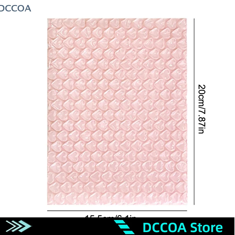 5pcs Pink And Rose Love Bubble Bag Gift Protection Bag Envelope Mail Bag Bubble Bag