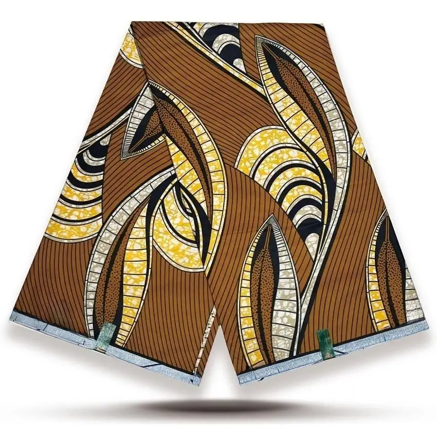 Verdadeiro holandês africano super cera 100% algodão cera real pagne holandês impressão holandesa pano de tecido de alta qualidade 6 metros atacado