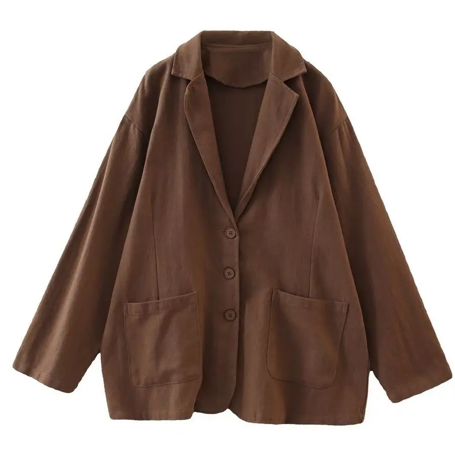 Lente en herfst nieuwe damespakjas losse commuter oversized jas