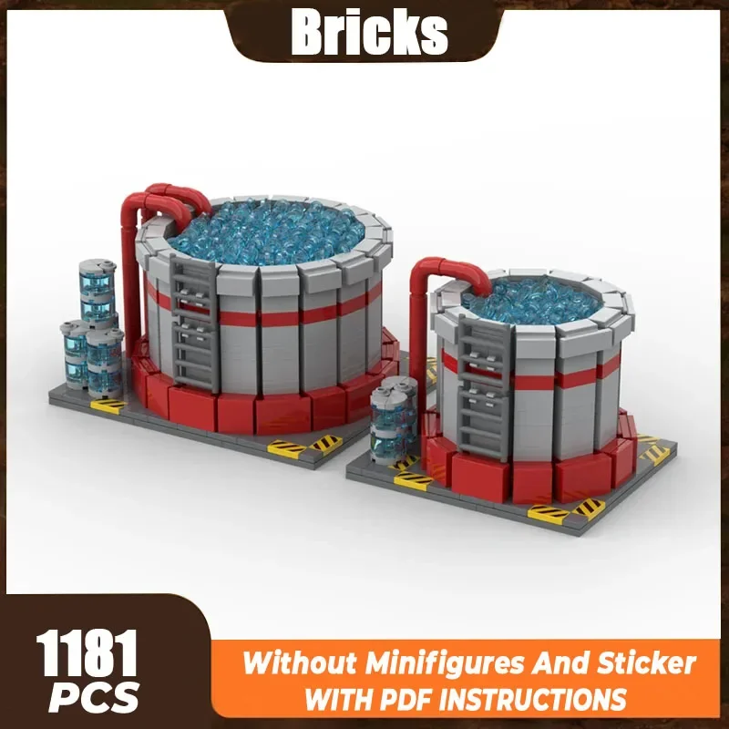 

Moc Building Blocks Ore Silo & Large Ore Silo Model Technology Brick DIY Assembly City Street View Toy Children Holiday Gift
