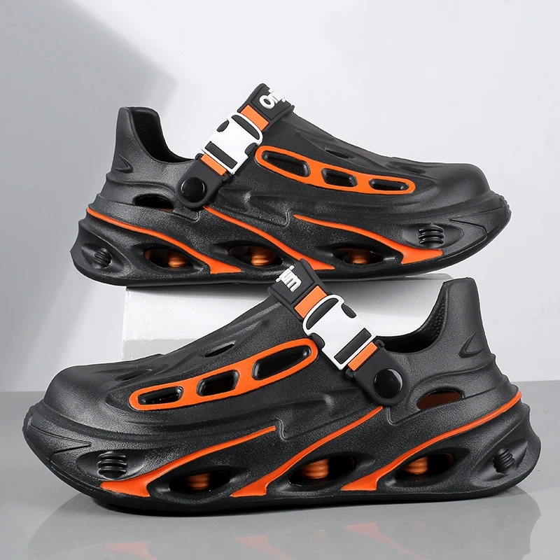 

Summer New Men's Outdoor Clogs Beach Sandals Sport Breathable Slippers Slides Men Casual Garden Shoes Hiking Men Outdoor Sandals