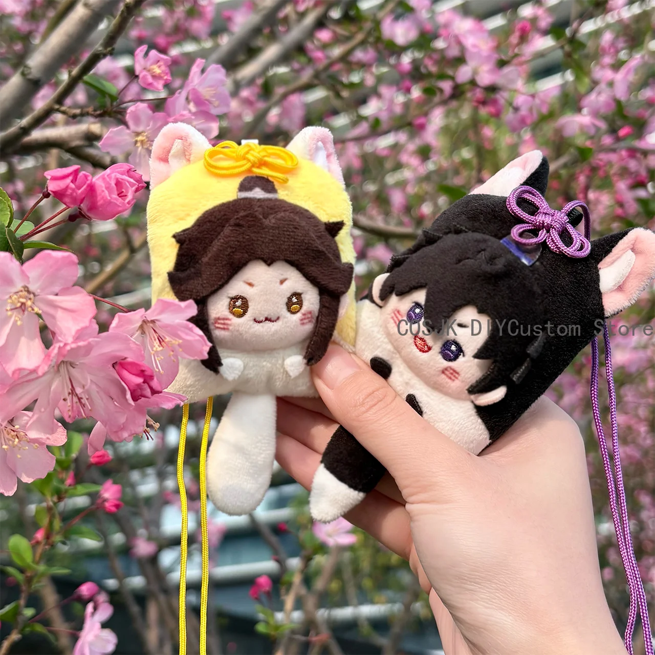 Anime The Husky and His White Cat Shizun Mo Ran 2026 Birthday Amulet Sachet Keychain Plush Pendant Accessory Halloween Gift