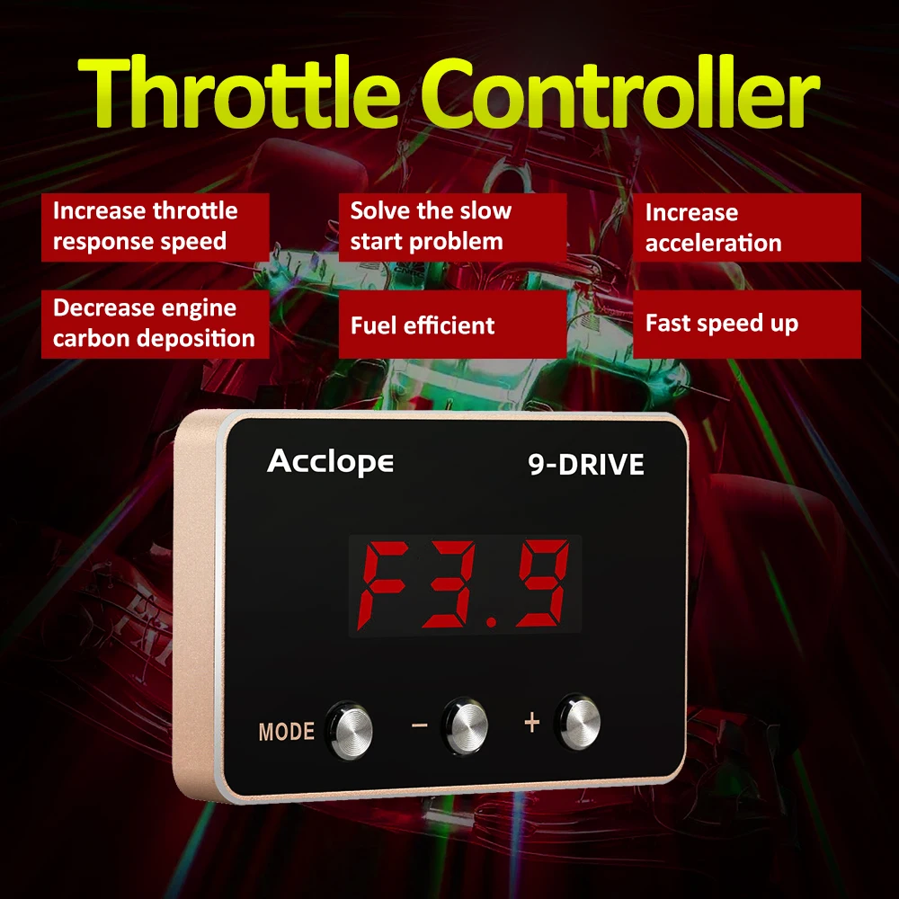 Acclope AP-9 vehicle engine pedal box electronic throttle controller car 9 Drive best throttle controller