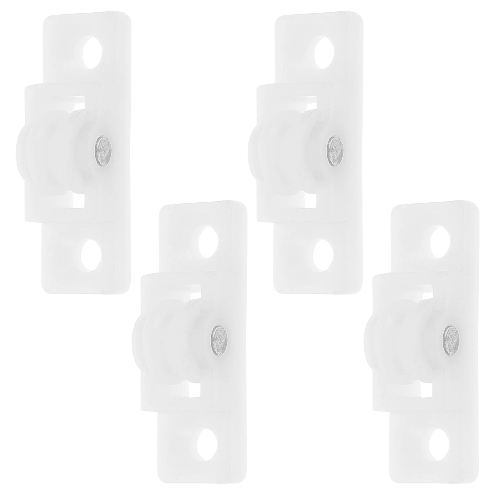 

4Pcs Sliding Door Pulley Wheel Heavy Duty Replacement for Freezer Cabinet Doors Smooth Silent Rolling Door Rollers Durable