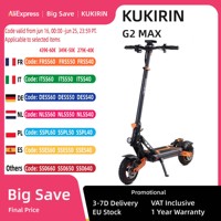 Kukirin G2 Max E-Scooter 1000W Motor 48V20.8ah Battery Dual Hydraulic Shock Absorbers Electric Scooter City Off-Road Escooter