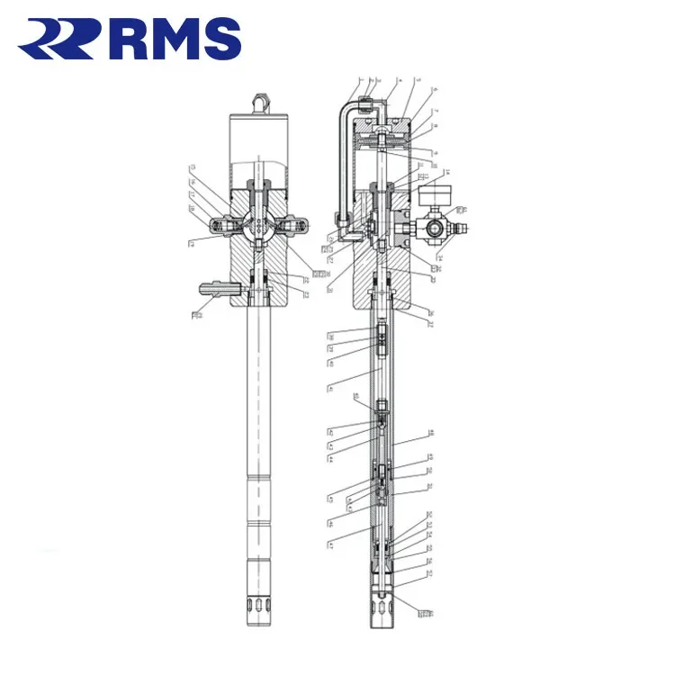 IMPA 617401 Good Price High Pressure Pneumatic Grease Pumps Air Operated Bucket Grease Pump Auto 35L 12L 16L