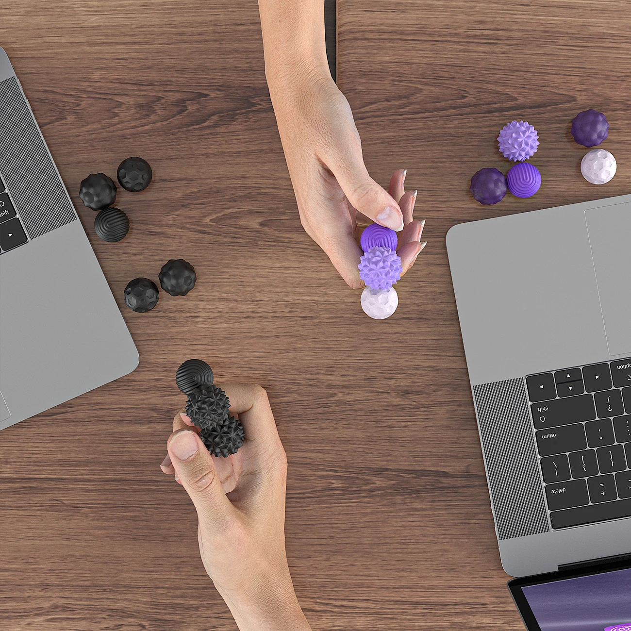 4pc/Set Silicone Magnetic Balls for Educational Toys And Crafts
