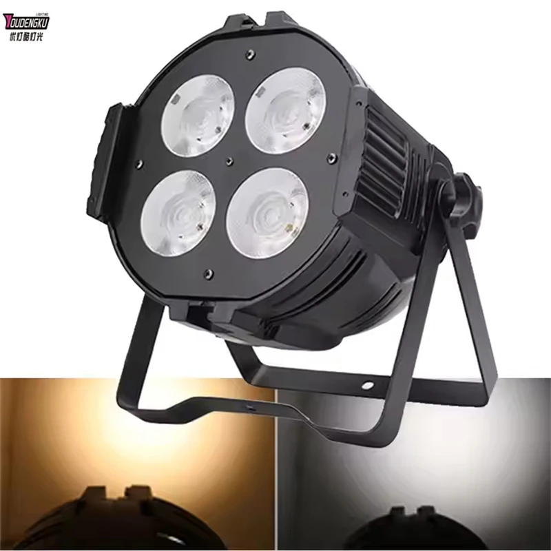 

4 pieces stage dj party COB 4x50w led par light 2in1 led COB ParCans Disco DJ KTV Club Stage Lamp