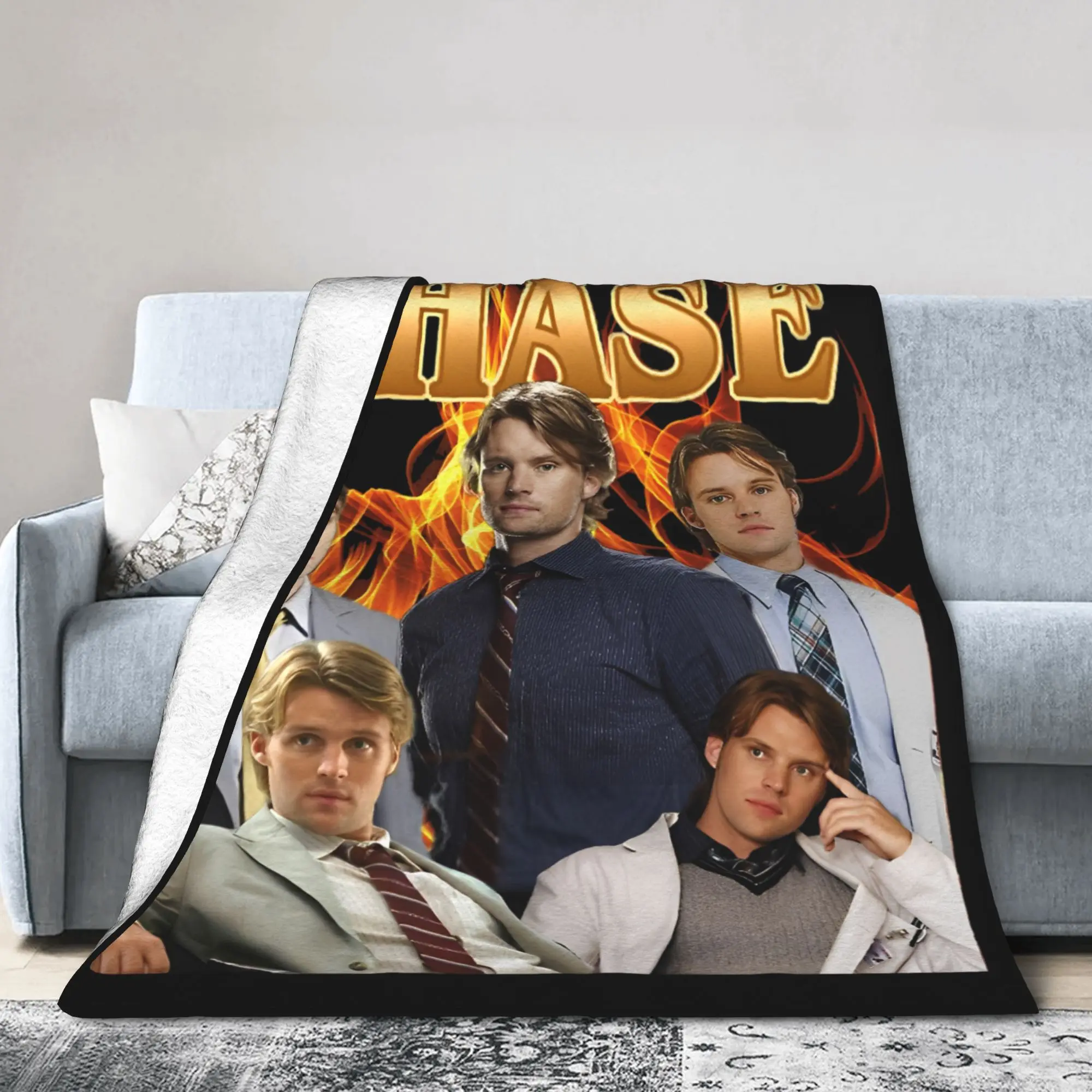 Dr. Robert Chase House MD Blankets Fleece Printed  Multifunction Lightweight Throw Blanket for Bedding Travel Bedspreads