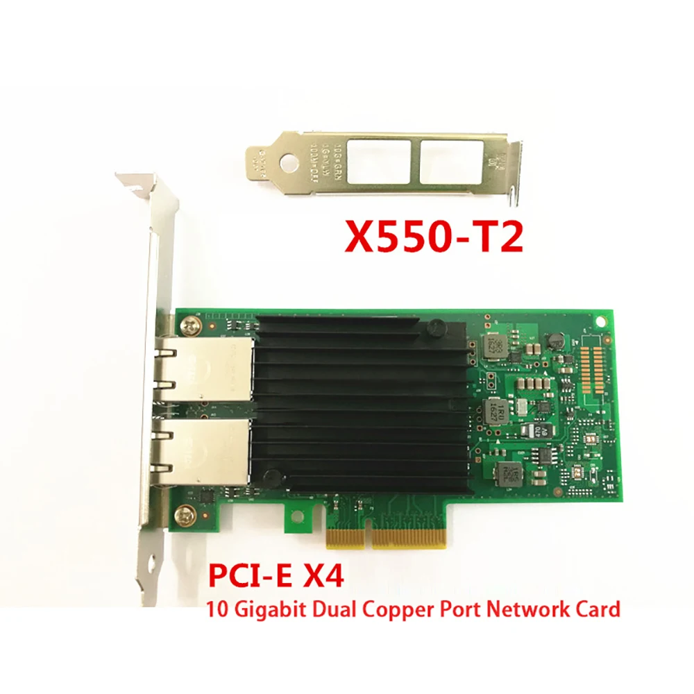 Per scheda di rete Intel X550-T2 10G PCIE X4 RJ45 10 Gigabit doppia porta in rame