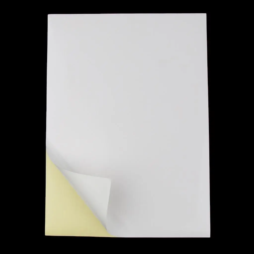 100 Sheets of Self Sticker Printer Papers Label Personalization