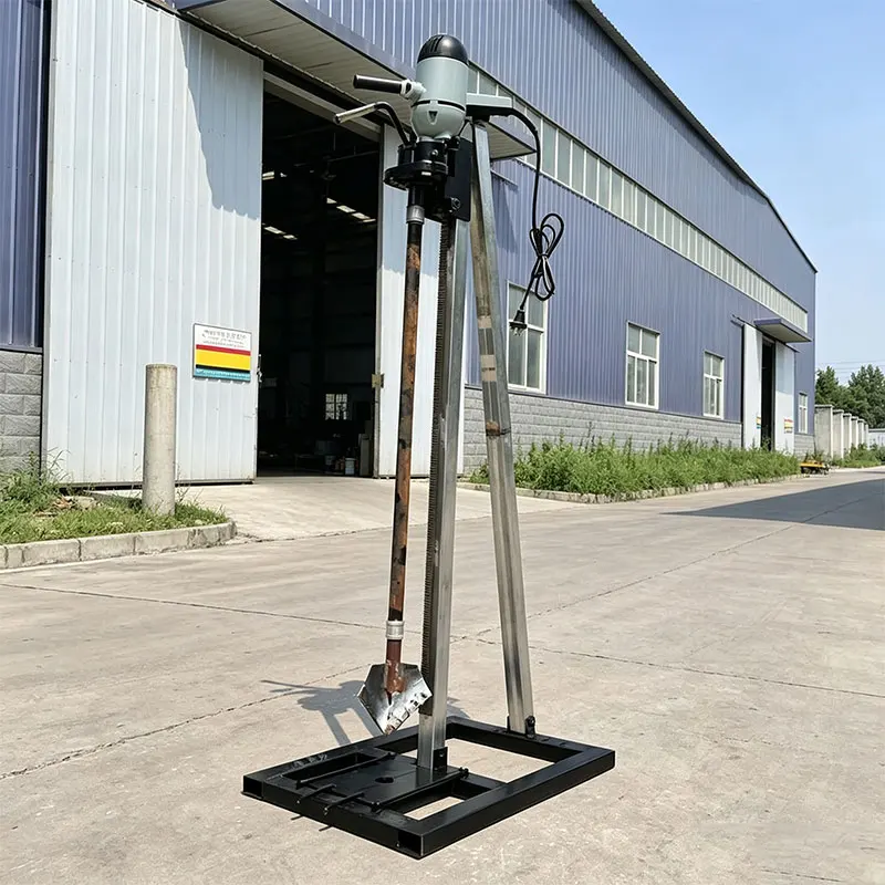 Customized Portable Mast Type Rig 60m Quick Breakdown Easy Service Dairy Cattle Water Well Drilling Machine