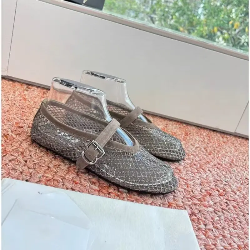 Zapatos Planos de Diseño Francés de Lujo, Estilo Mary Jane, para Mujer, Vacaciones, Minimalistas, para Ballet y Danza