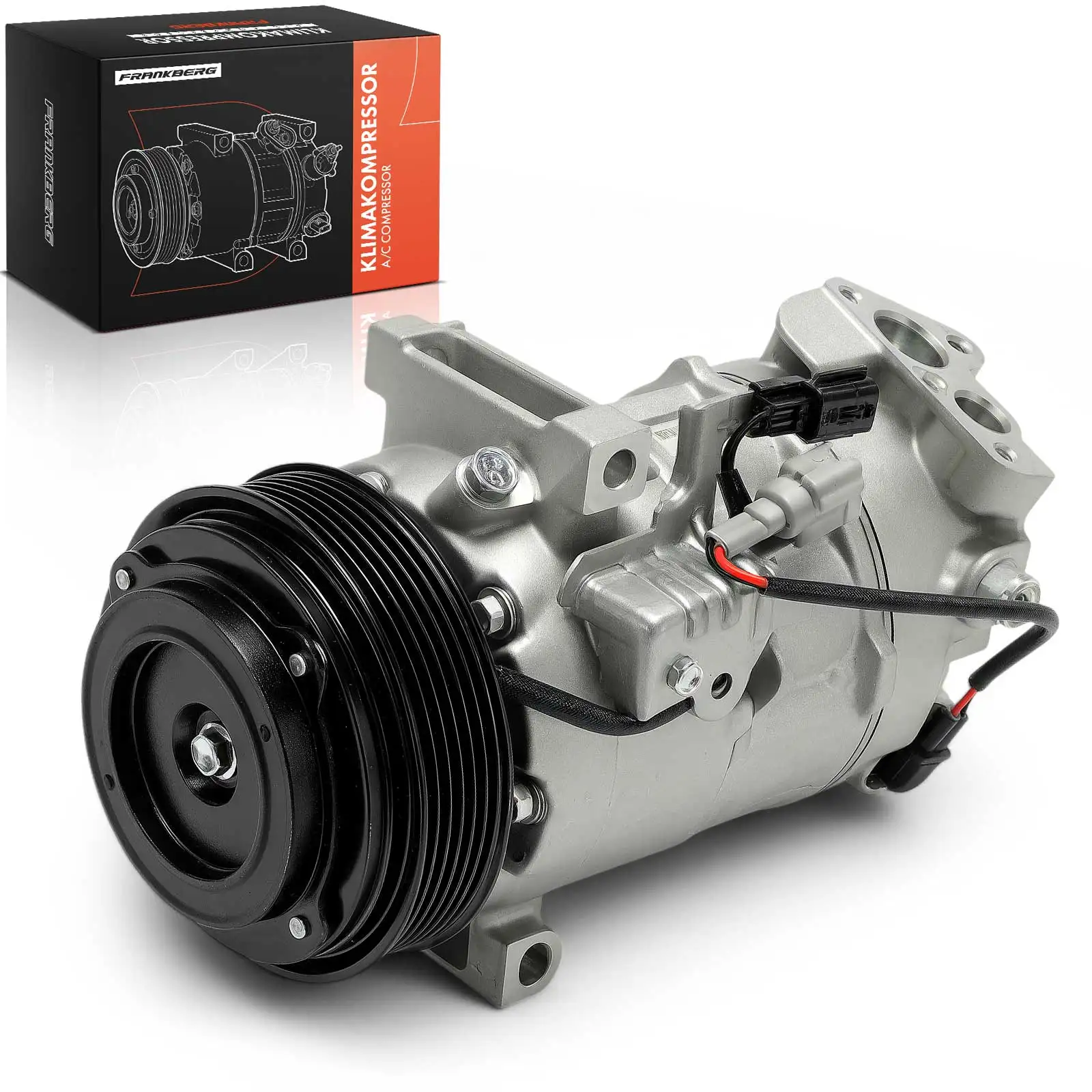 Frankberg 1x Klimakompressor für Renault Clio IV BH 1.6L 2013-2021 926002019R 926001243R 399588 813384 813884