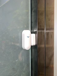 Alarma magnética para puerta con WiFi, sensor de puerta y ventana para el hogar, interruptor magnético, aplicación inteligente de graffiti