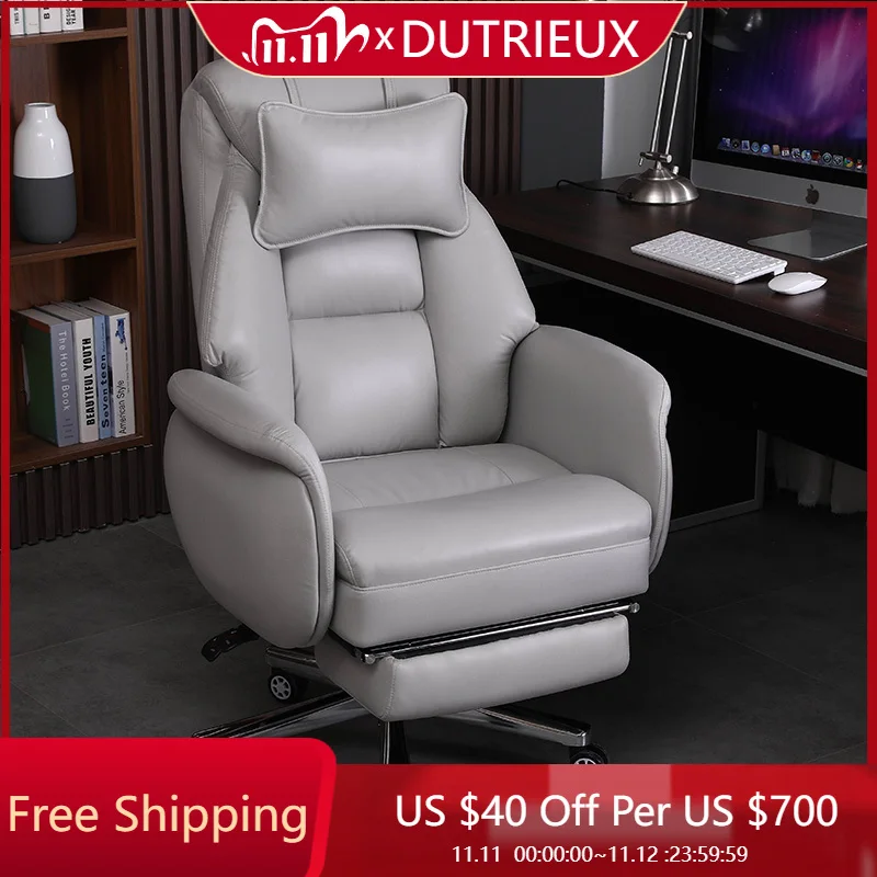 

unusual footrest chair european aesthetic adult comfortable light luxury chair meditation Back Rotatable silla gamer furniture