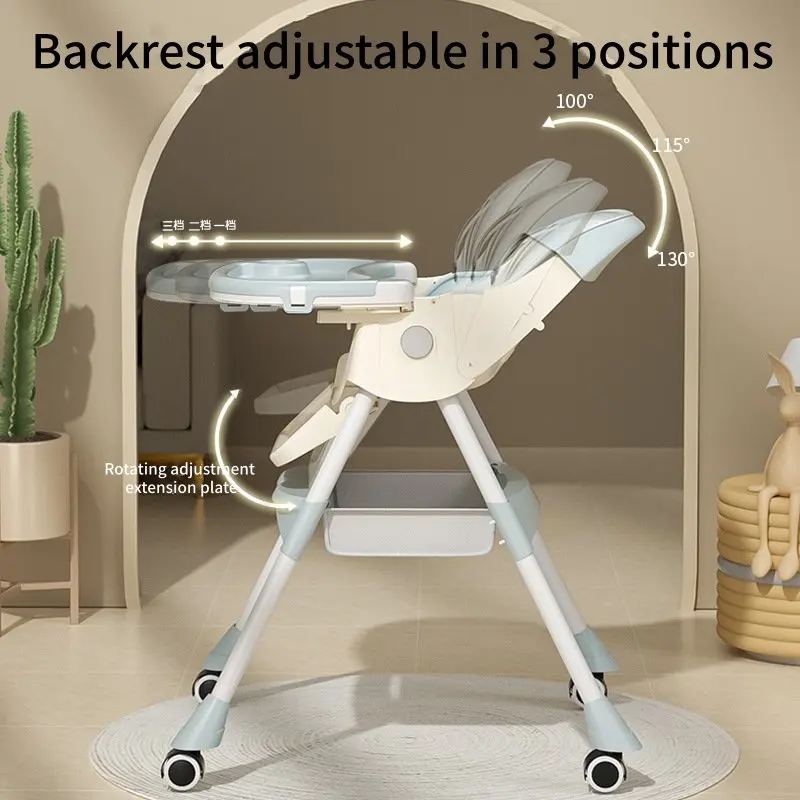 Baby dining chair - Multi-functional and adjustable dining chair for babies. Suitable for household use and portable for eating