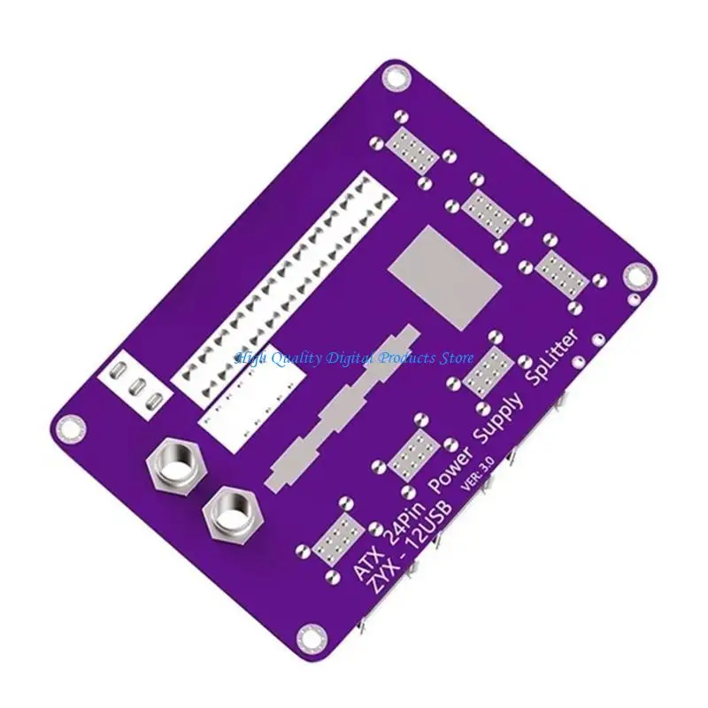 

U2JE 24 Pins Power Supply Breakouts Board High Speed 12port USB Adapter Board