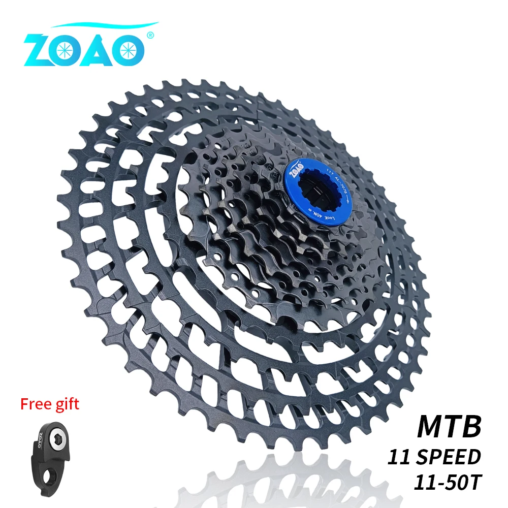 

ZOAO MTB 11 Speed 11-50T UltraLight Cassette 11S K7 11V CNC Bicycle Freewheel only 370g Mountain Bike Part Sprocket For Shimano