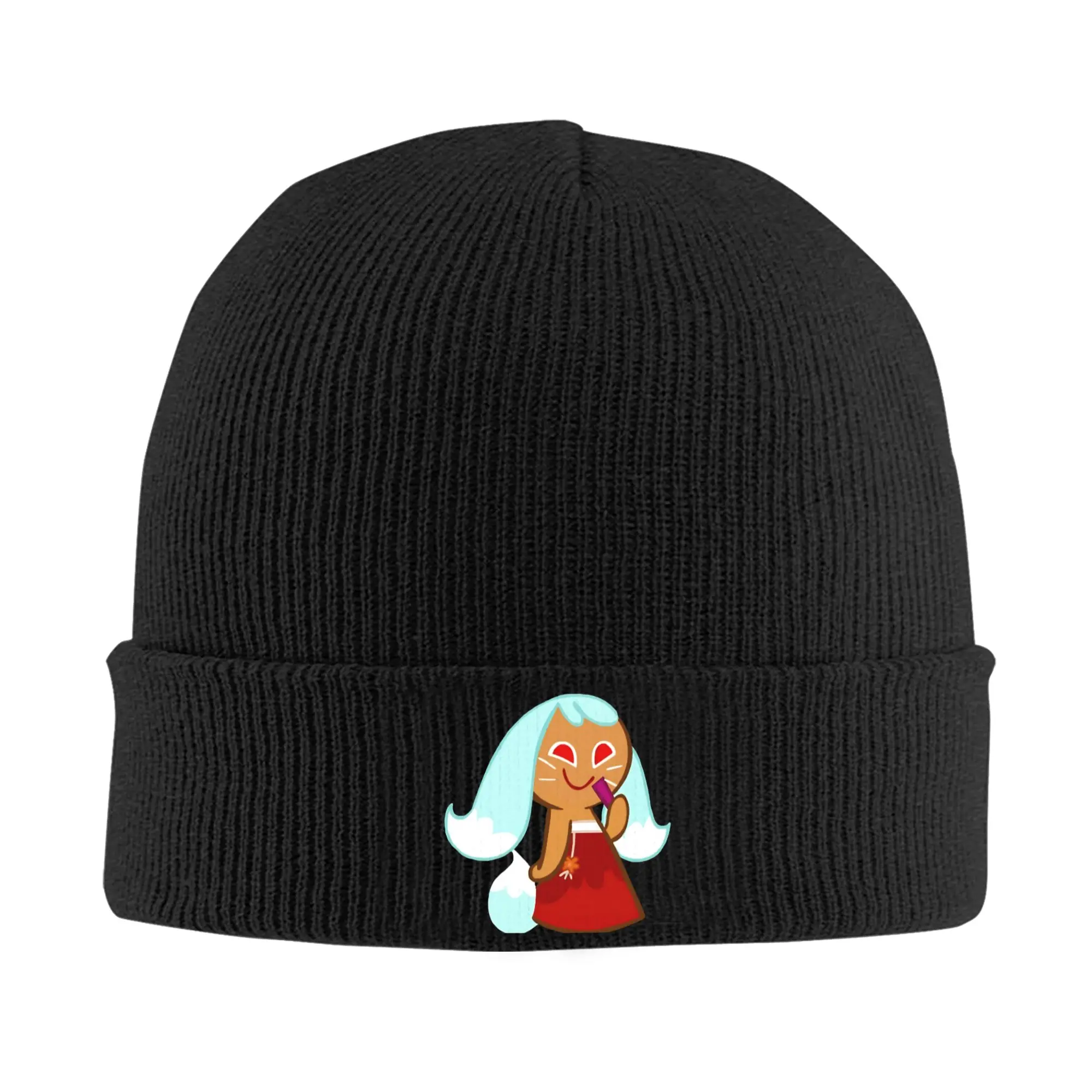 Gingerbrave Cookie Run Kingdom  Knit Beanie For Men Women  Warm Winter Knitted Caps