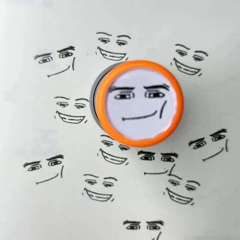 Characters Funny Expressions Photosensitive Seal Peripheral Handbook Interesting Anime Action Series Children Toys Holiday Gifts