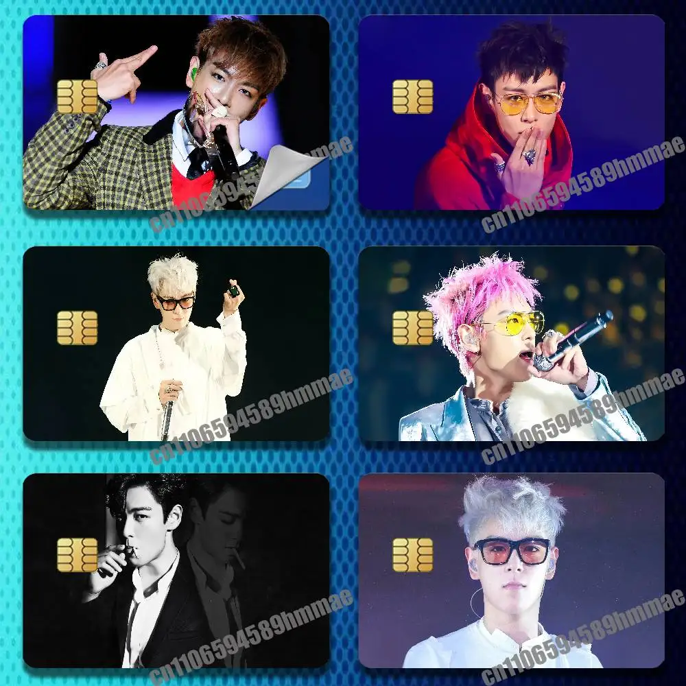 

For T-Top C-Choi Seung hyun Sticker Skin Credit Bank Campus Film Card Cover Self-adhesive Decoration