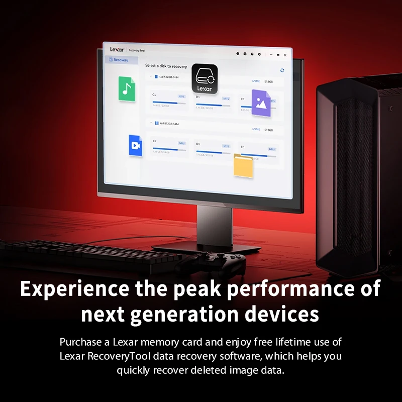 렉사 플레이 프로 microSDXC 익스프레스 카드 1TB 고속 PCle Gen3x1 읽기 속도 최대 900MB/s 닌텐도 스위치 2용 메모리 카드