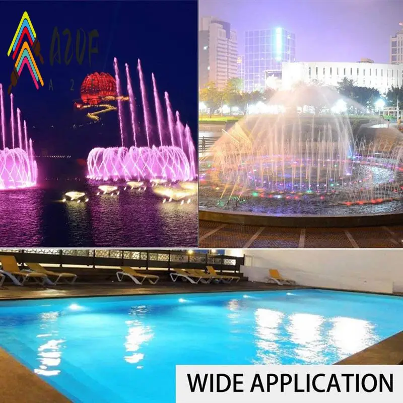 

A20F-1 Set 12V 18W LED Pool Light Underwater Lights Underwater Color-Change LED Lights RGB IP68 With Remote (18W)