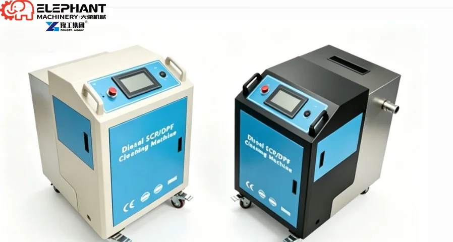 DPF Cleaning Machine For Automotive Diesel Exhaust Converters Is Equipped With Various Sealing Joints