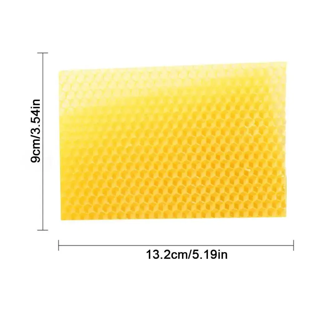 Modne 10 szt. Żółte oprawki pszczele pszczele pszczele woskowe ramki sprzęt pszczelarski prześcieradło doskonałe