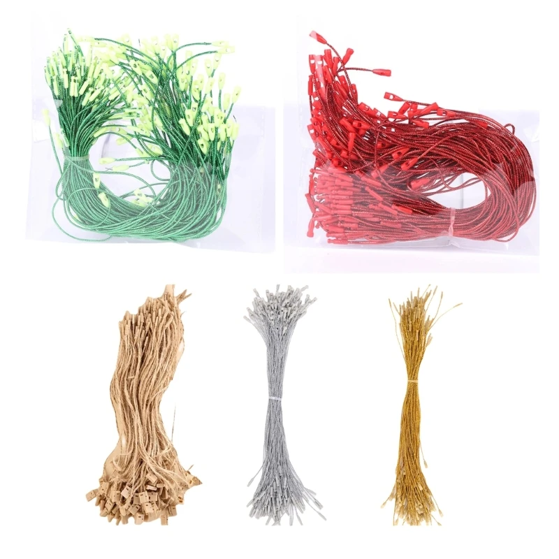 

Pack of 100 Elegant Ornament Hanger Ribbons Stylish Holiday Party Ornament Hanger Strings for Christmas Tree DXAF