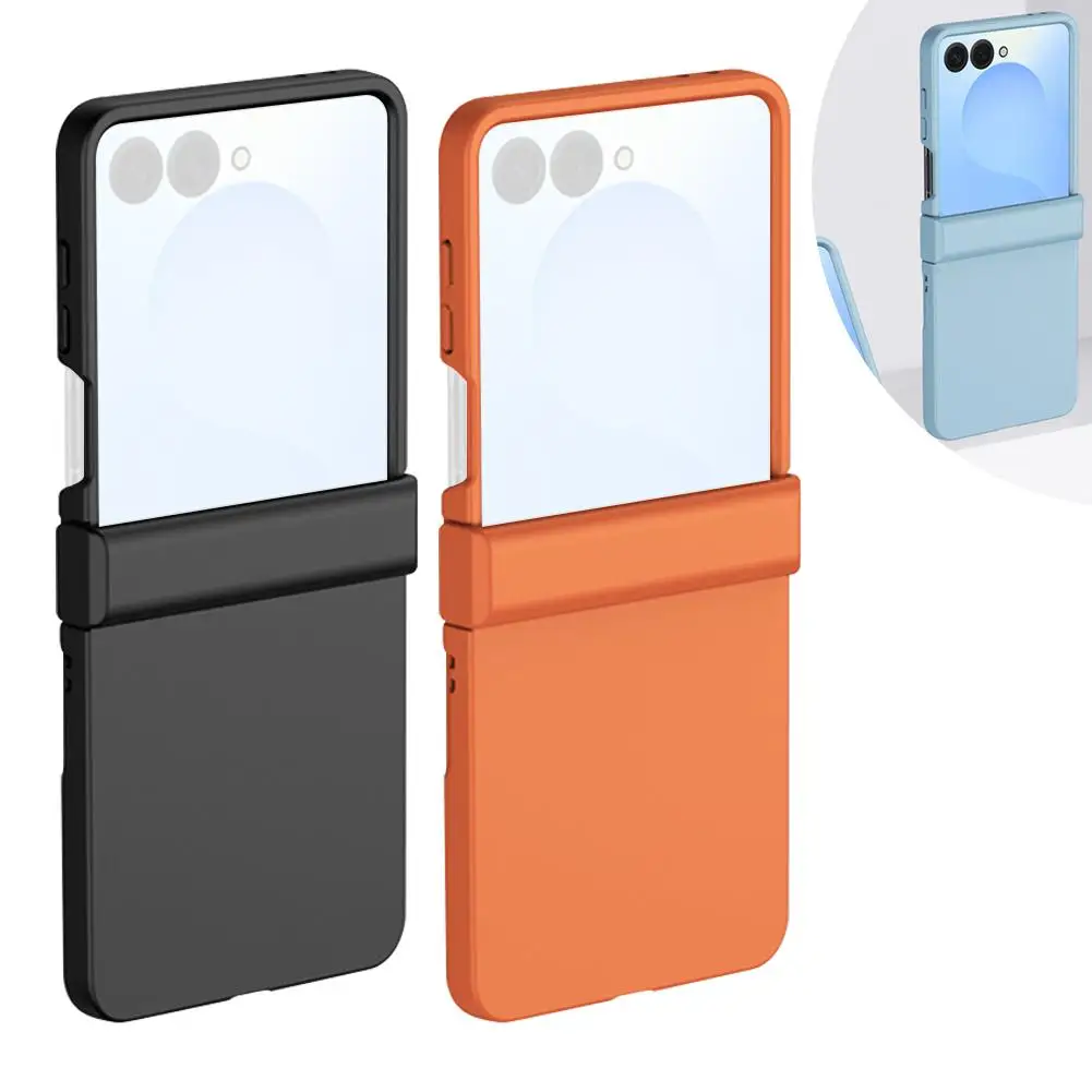 Для Samsung Z Flip 7, защитный чехол с петлями, роскошный тонкий матовый противоударный сенсорный чехол для Samsung Galaxy Z Flip 7 6 5 4 T0E3