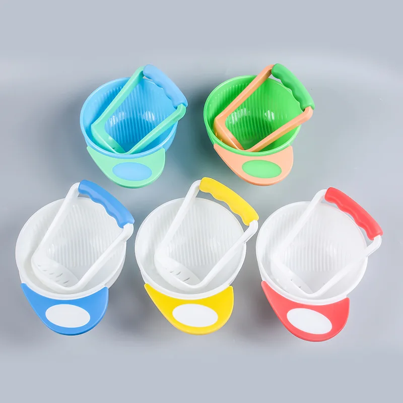 Baby food grinding bowl Baby fruit and vegetables grinding bowl and grinding stick set