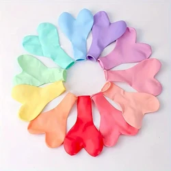 20pcs 10 inch random color love heart shaped balloons birthday valentine's day party decoration balloon supplies
