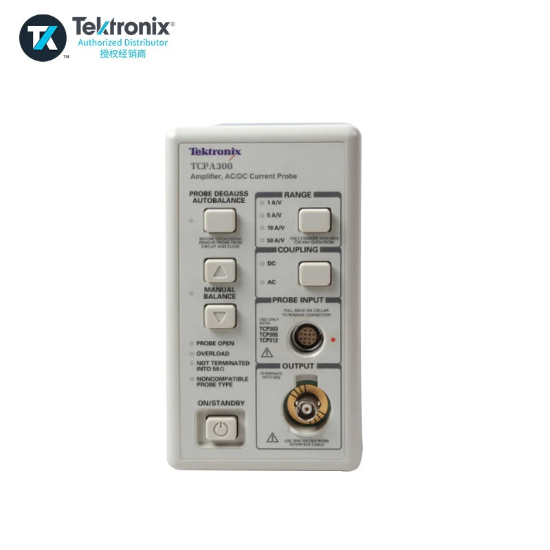 oscilloscope probe amplifier used in TCPA300 AC/DC measurement system