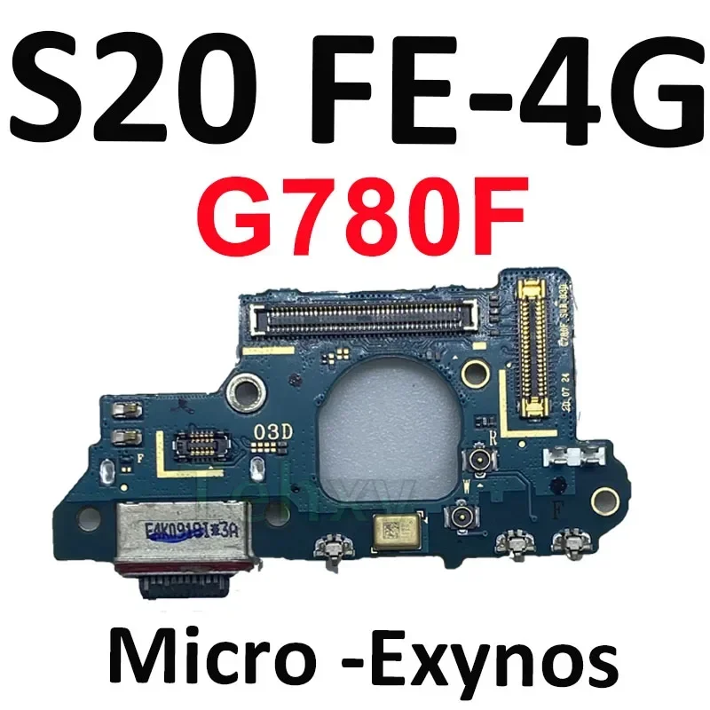 Good For Samsung Galaxy S20 FE 4G 5G G780F G780G G781B G781V USB Port Connector Charging Board Micro Dock Main Flex Cable